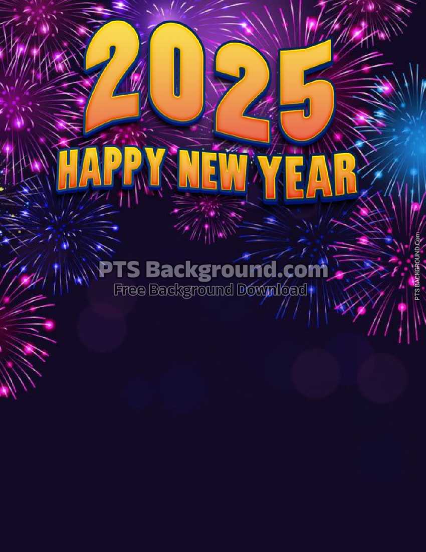 2025 Happy New Year background image download