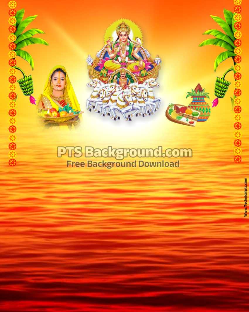 Chhath Puja banner editing background images