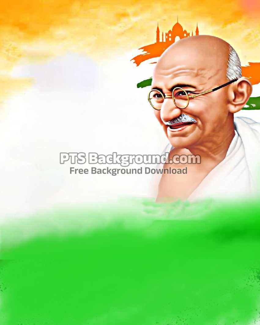 Mahatma Gandhi editing background